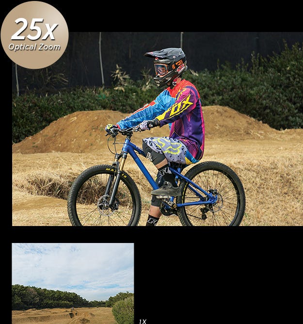 All New 25x Optical Zoom